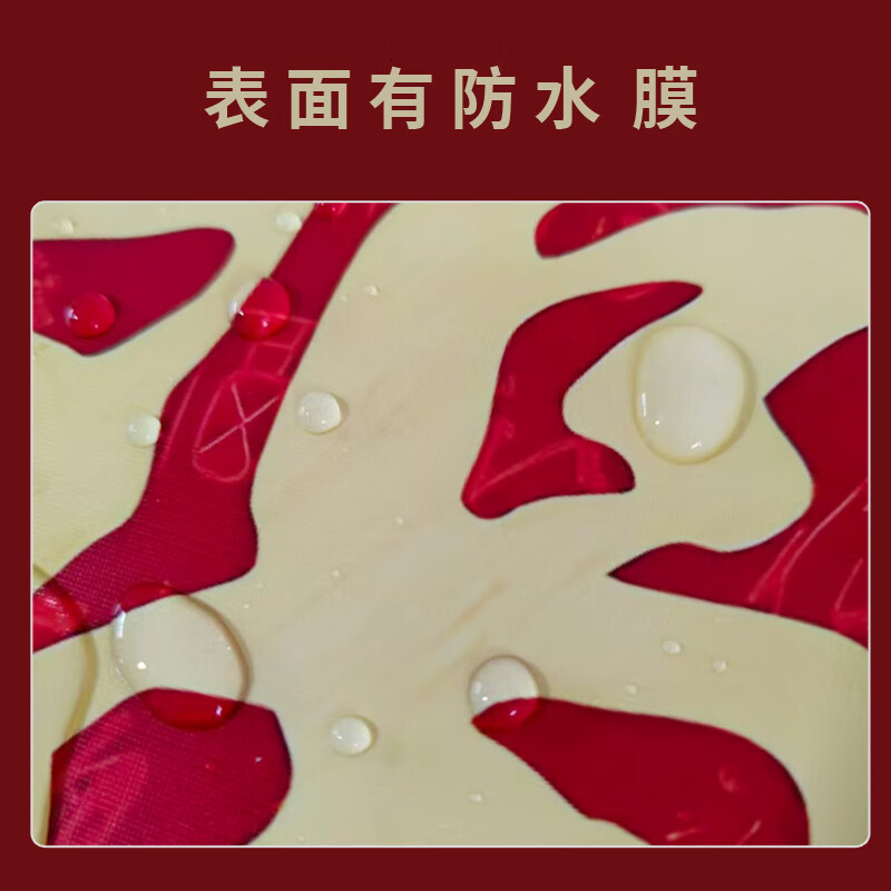 福字贴风水2025年圆形福字贴乔迁新居过年镇宅风水福字门贴防水福 富贵吉祥 直径50cm 自粘画 带背胶