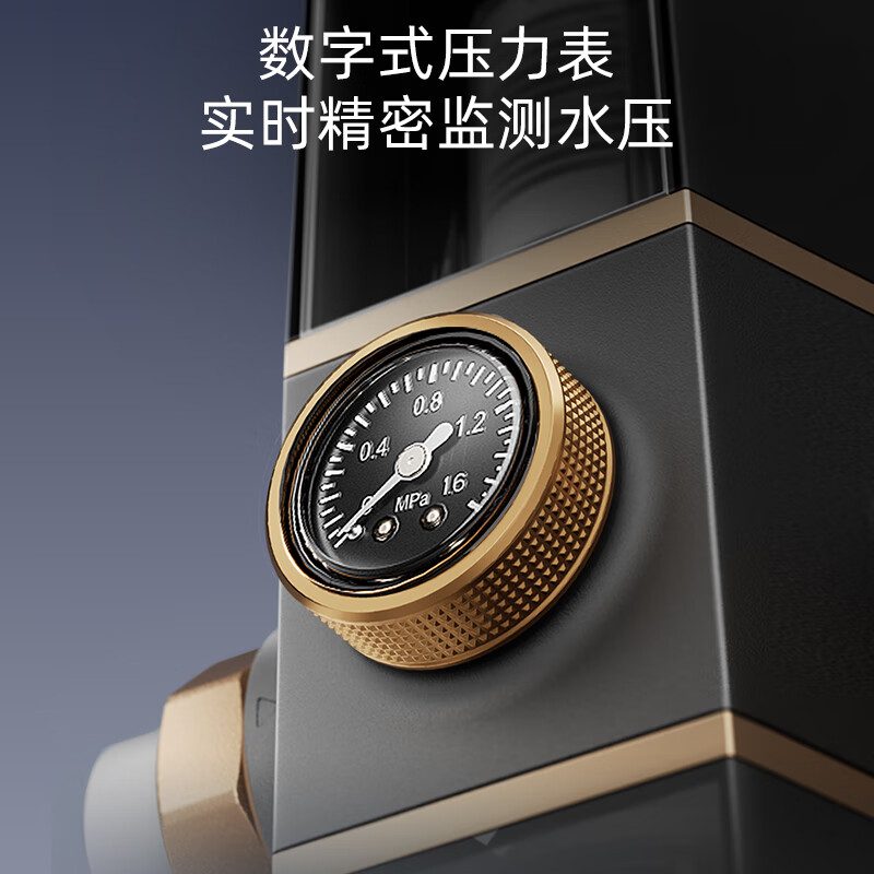 瑞美前置过滤器自来水净化器10T大通量家电电器厨房过滤40微米双芯家庭用反冲洗净水器全自动清洗 RMQZ-25F-A1