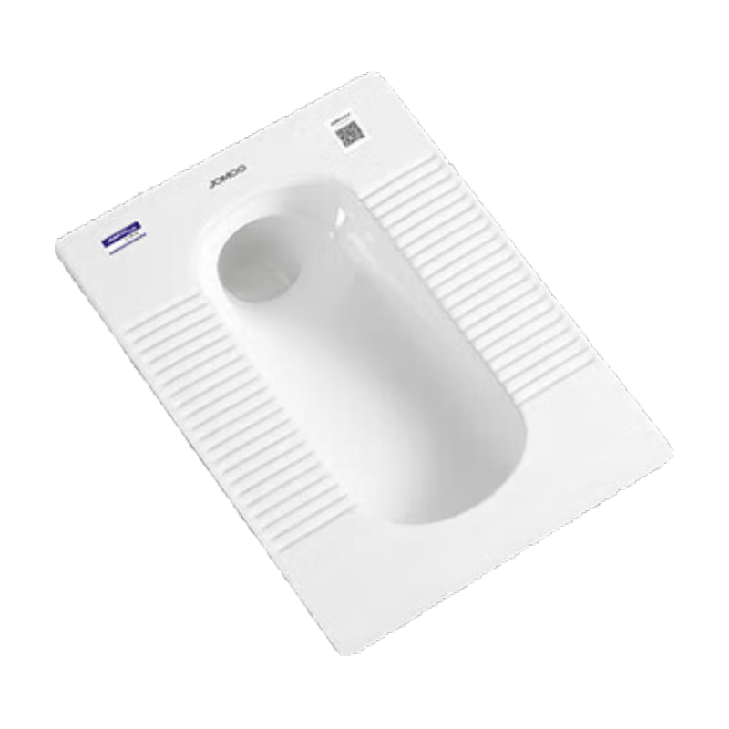 九牧（JOMOO）家用蹲便器蹲坑式水箱整套防臭廁所衛(wèi)生間蹲便池盆 8.0大口徑-帶彎前排+紙巾盒水箱