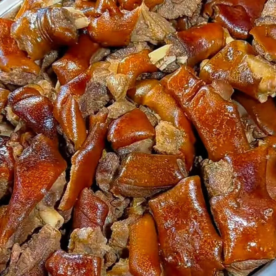 正宗广西玉林本地农家脆皮香肉 煮熟发货  火锅食材 2斤多送1斤（到手3斤+半斤肠或肚