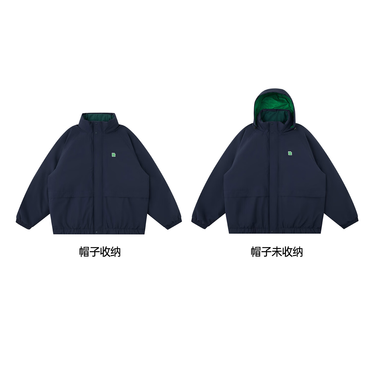 warmtreesTreesOutside杜邦无氟防泼水保暖棉连帽外套棉服 藏青色【帽子可收纳】 M warmtreesTreesOutside杜邦无氟防泼水保暖棉连帽外套棉服 藏青色【帽子可收纳】 M