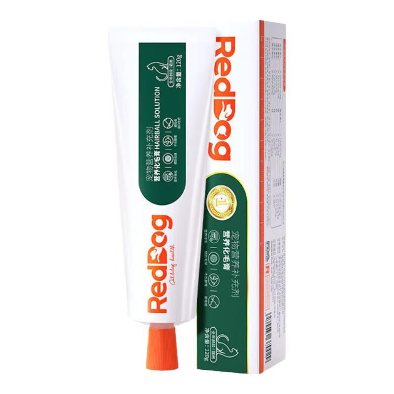 红狗化毛膏猫咪补充维生素 120g*3支