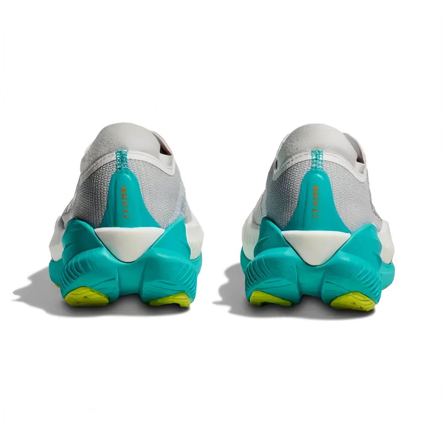 新款男女鞋马赫X2竞速训练MACH X2透气缓震跑步鞋 霜白色/湖绿色 45