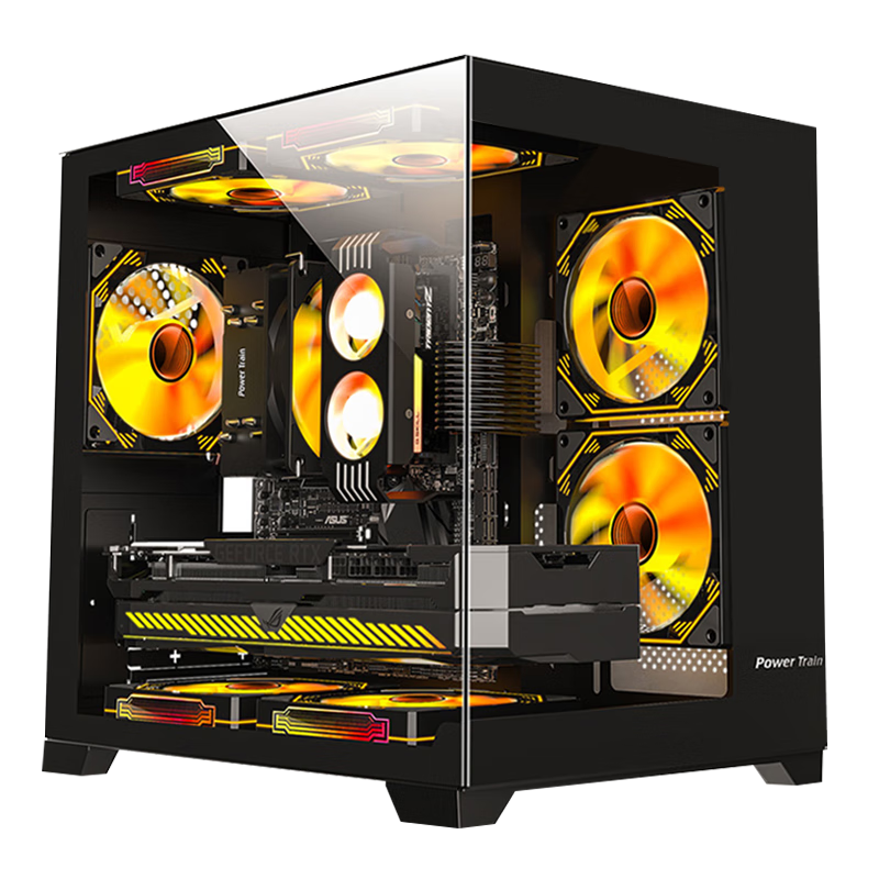 七彩虹（Colorful）銳龍9500F/9600X/ 9700/9800X3D/5060ti/5070 12G高配組裝電腦臺式機(jī)電腦主機(jī)游戲直播設(shè)計(jì)整機(jī) 配置三:R5 9500F+5060TI8G