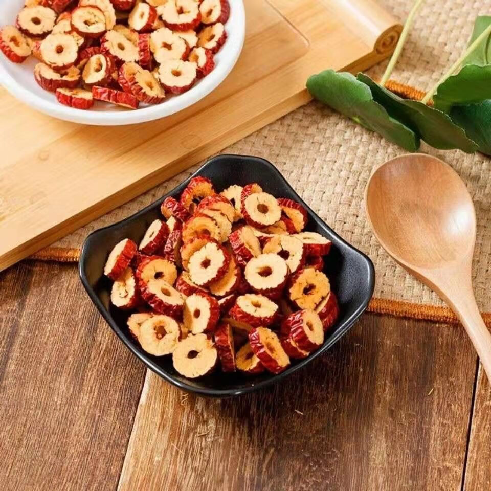 吉品到新疆枣圈罐装红枣去核红枣片无核若羌红枣瓶装嘎嘣脆红枣干片泡水 【枣圈】2罐