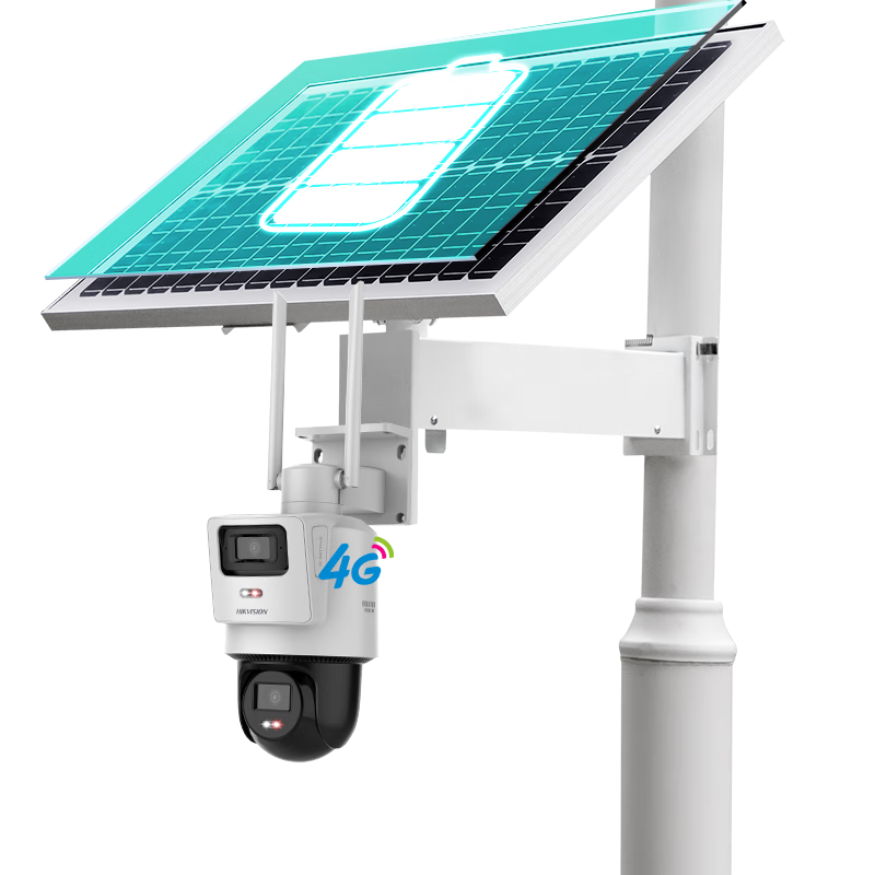 HIKVISION��������4G̫��������ͷ������������������360��������800���������Խ����60w30AH��64g 809Ԫ