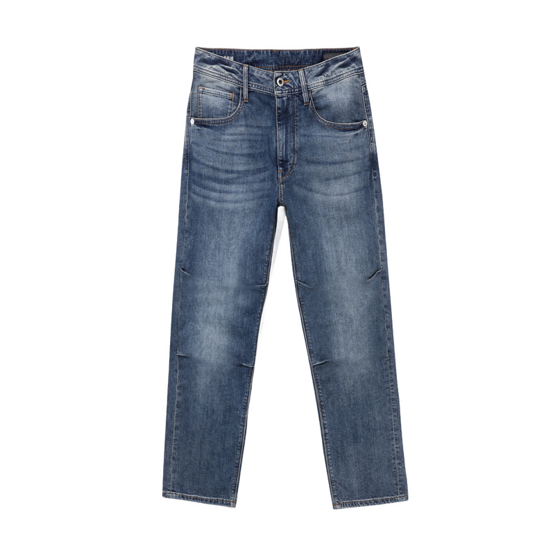 ABLE JEANS【直筒滑板褲】夏季新款男士顯高顯瘦通勤百搭直筒滑板褲801656 復(fù)古天晴藍(lán) 28 （28/30）