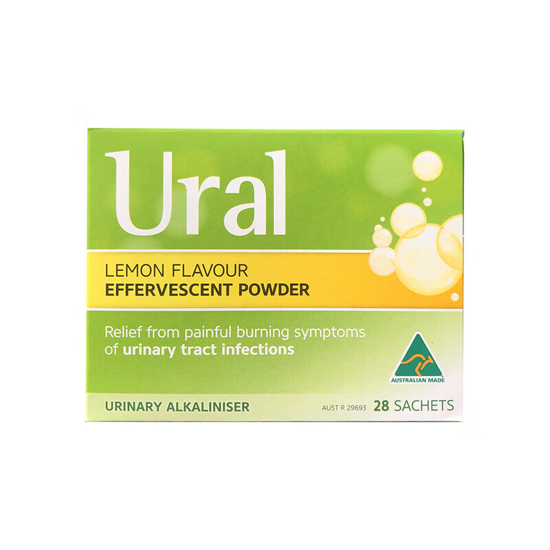 Avail Naturals直邮新西兰澳洲Ural泡腾粉尿道泡腾粉冲剂 4g*28袋