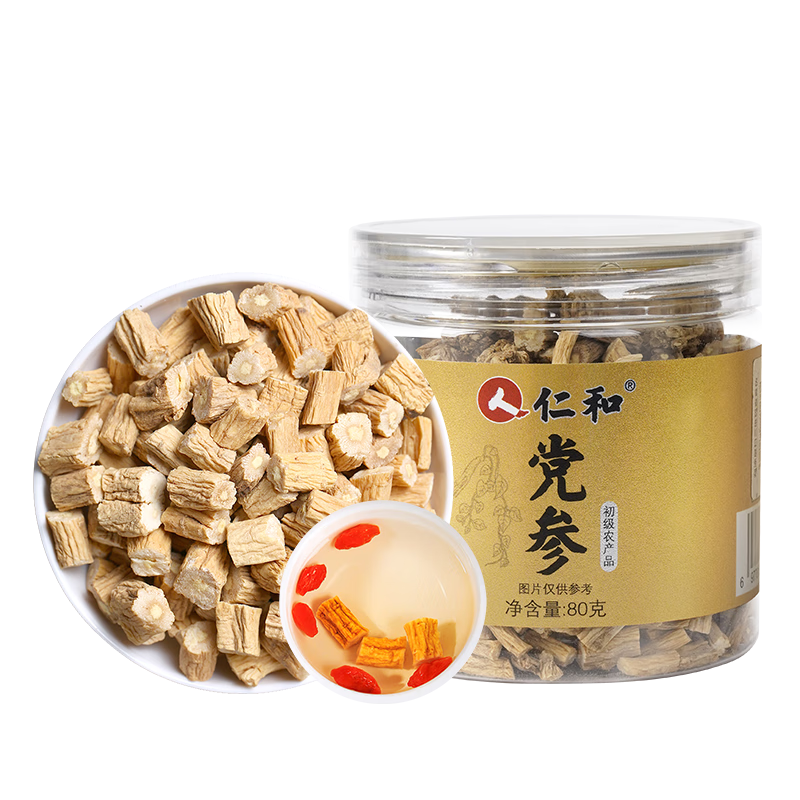 仁和黨參片甘肅原產(chǎn)地土黨參主桿切片泡水喝的養(yǎng)生茶80g