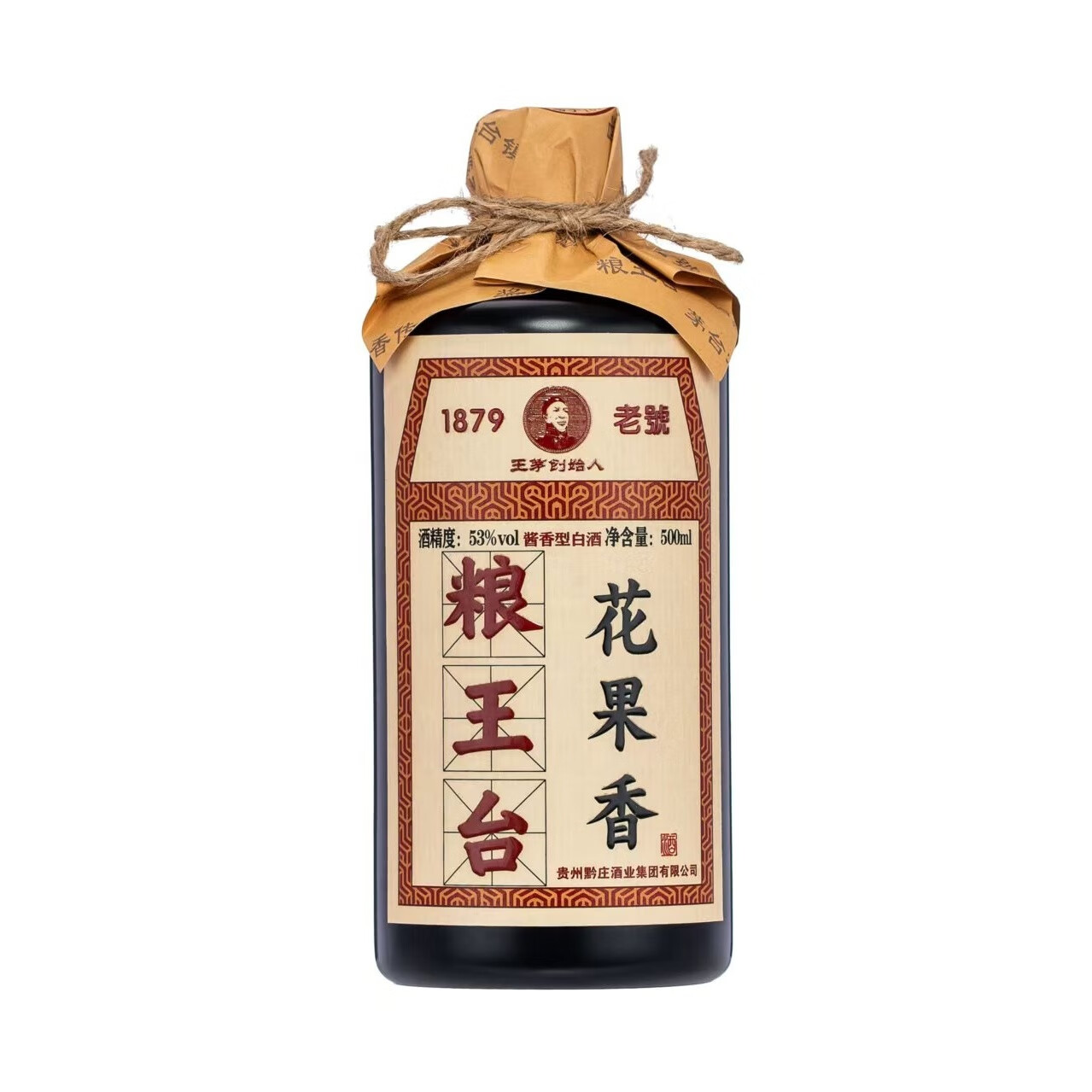 粮王台花果香 酱香型白酒 纯粮食酒 自饮佳品 53%vol 500mL 1瓶