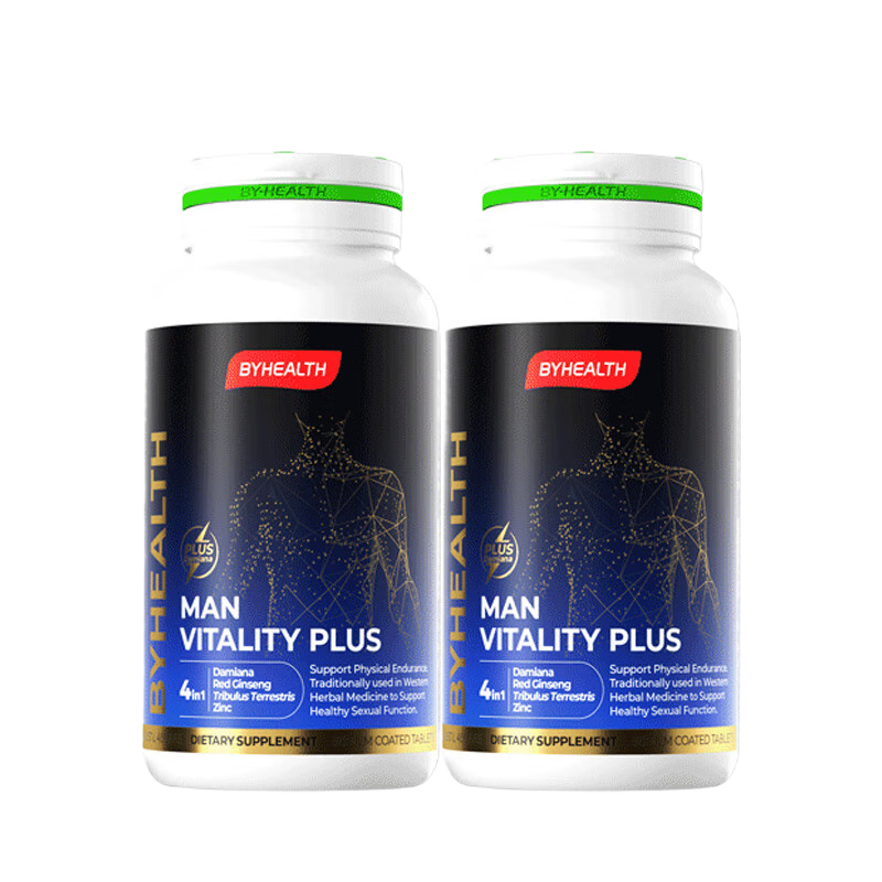 湯臣倍健（BYHEALTH）OK片精力能片促睪丸睪酮素淫羊藿補腎壯陽補鋅牡蠣刺蒺藜男保健品 加強版OK片 60粒/盒*2【高能荷爾蒙】