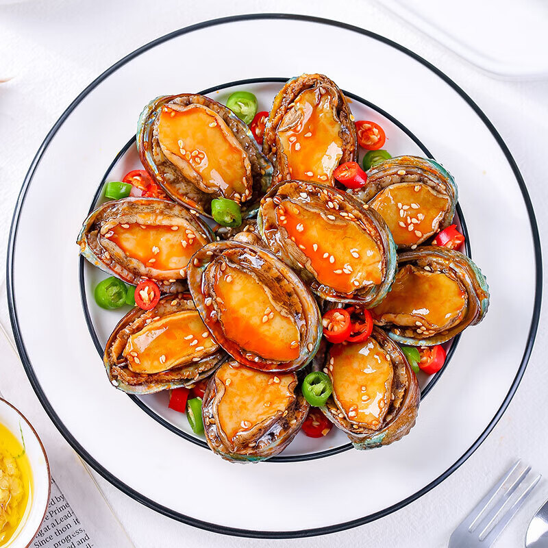 麻辣鲍鱼即食罐头捞汁海鲜佛跳墙香辣冷冻罐装熟食新鲜水产品零食