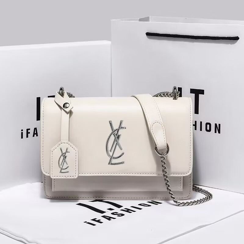 酷奇袋鼠包包酷奇女包单肩包女轻奢包包女包新款女士包包送女友生日礼物 白银+送精美礼盒