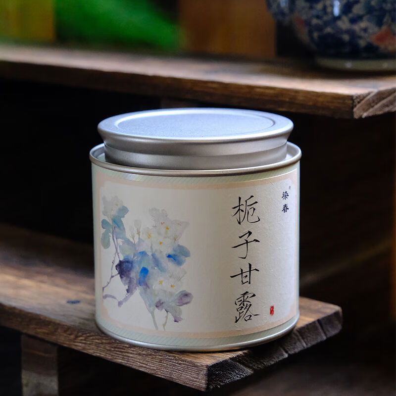 染春2024年茶梔子甘露梔子綠茶四川雅安茶葉蒙頂山茶春茶明前茶50g 2024年茶梔子甘露梔子綠茶