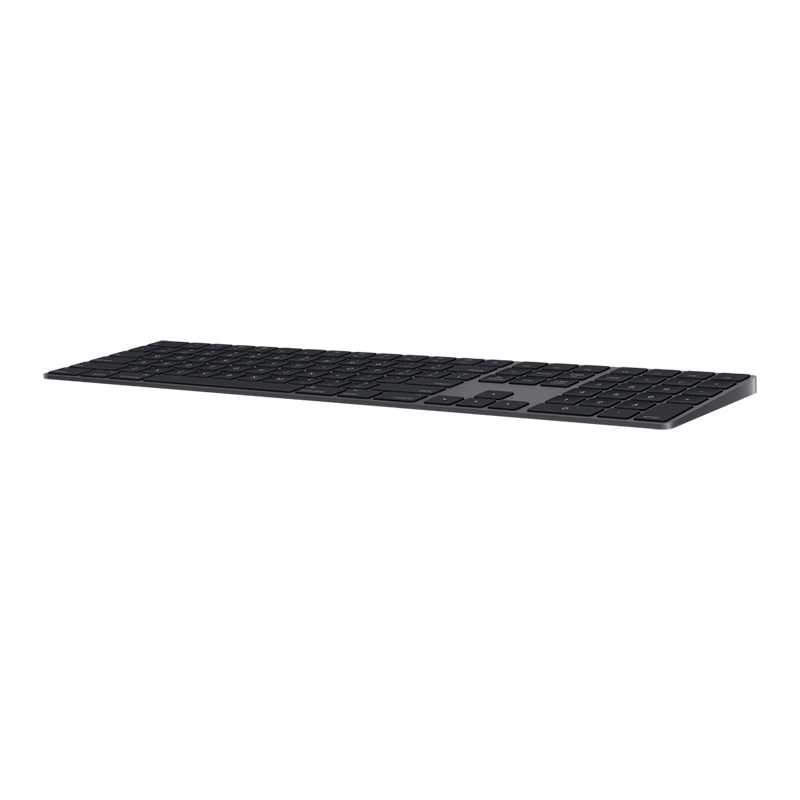 Apple 带有数字小键盘的妙控键盘 - 中文 (拼音) - 深空灰色 适用MacBook 无线键盘