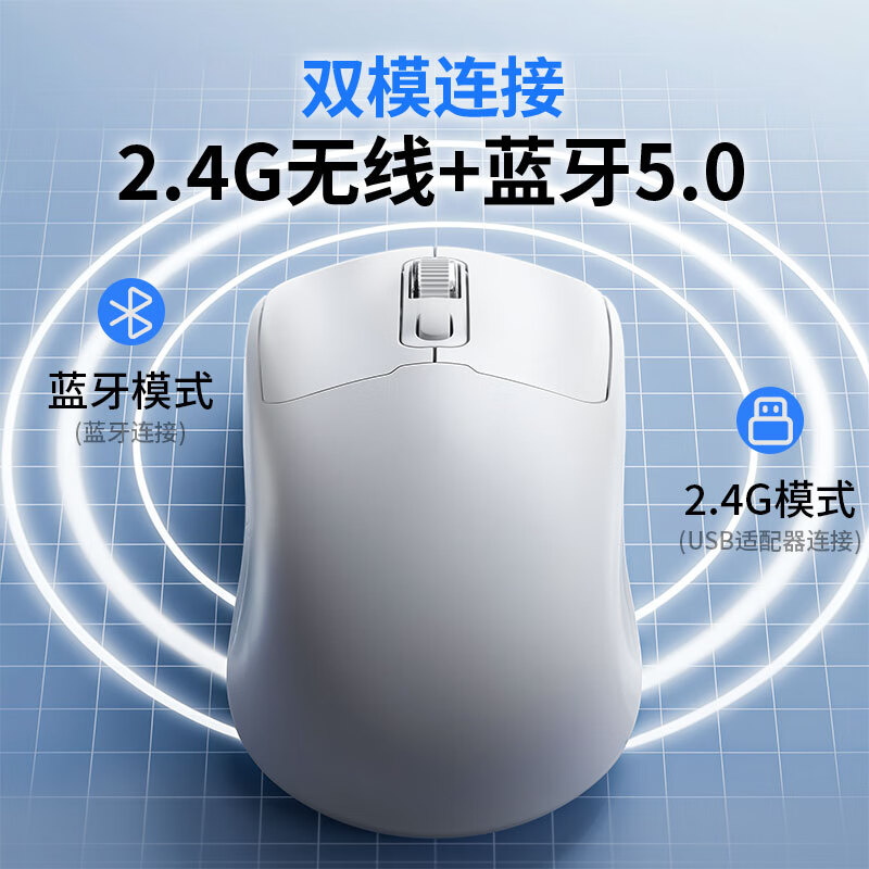 GGCHG【官方直营正品】鼠标适用华为无线鼠标蓝牙静音可充电办公无限商务游戏双模鼠标便携轻量化设计 【静音办公版+蓝牙双模+Ty-c】磁暴黑