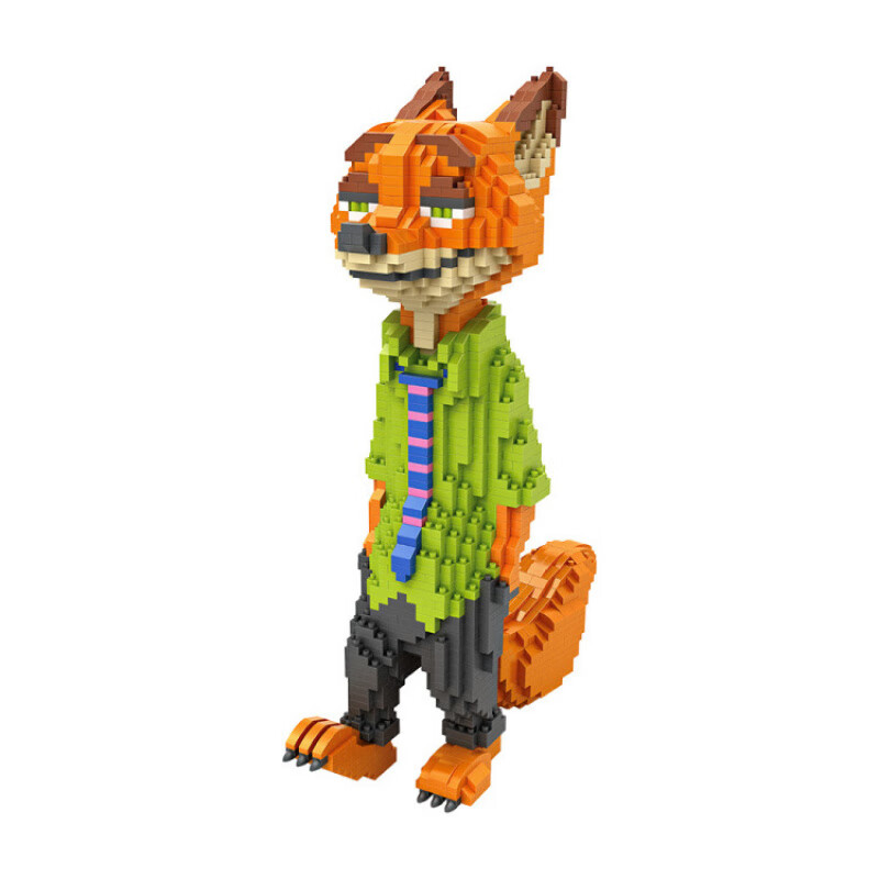 俐智小顆粒鉆石積木 塑料拼裝模型玩具 9029 狐貍動物