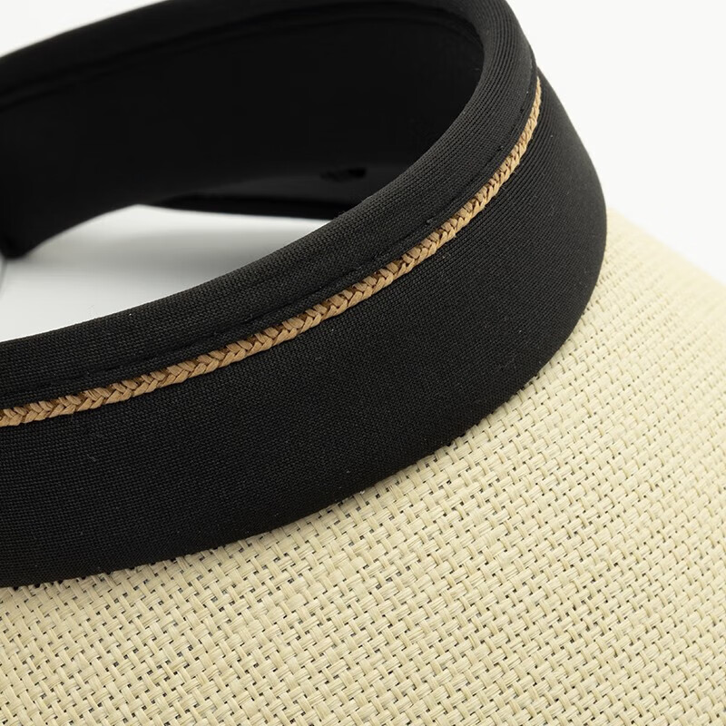 达芬奇密码 女遮阳帽户外防晒太阳帽 米色