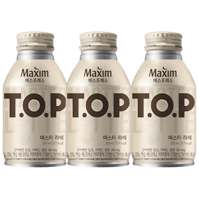 ��ܰ��maxim������TOP����ζ����275ml*3ƿ��ƿ �������� �������ȼ�������Һ