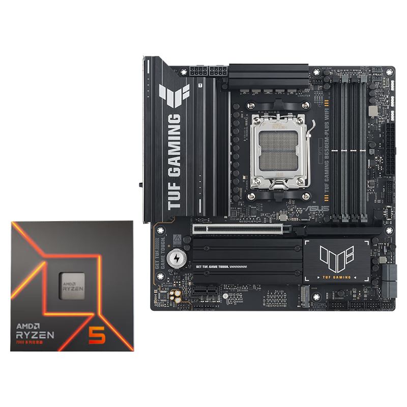 ��˶ TUF GAMING B650EM-PLUS WIFI ���� AMD ����5 7500F CPU ��װ 1778Ԫ
