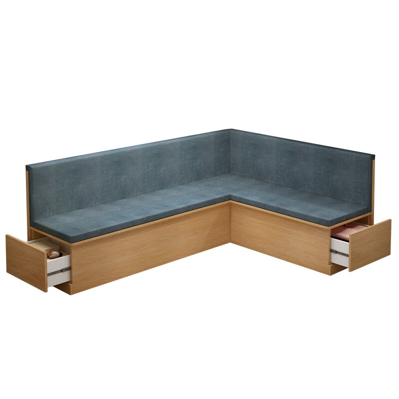 卡座沙发小户型客厅抽屉储物柜地柜家用卡座餐桌组合转角可定制官 1米长单抽送货上门