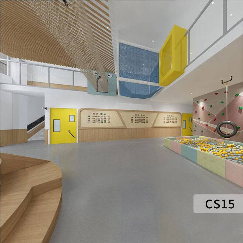 2.0PVC實(shí)心塑膠地板革加厚地膠墊耐磨防水醫(yī)院工廠幼兒園地墊商用 2.0純灰色塑膠地板