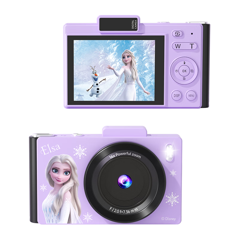 迪士尼（Disney）兒童照相機(jī)玩具數(shù)碼拍照錄像拍立得相機(jī)ccd男孩女孩玩具生日禮物