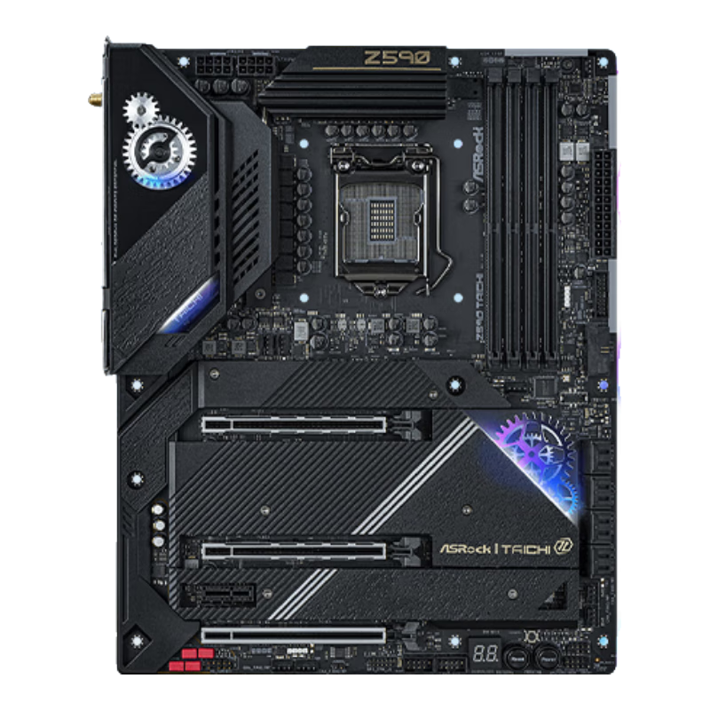 ASRock華擎Z590 Taichi太極 二手拆機(jī)主板 支持Intel10-11代CPU ATX大板