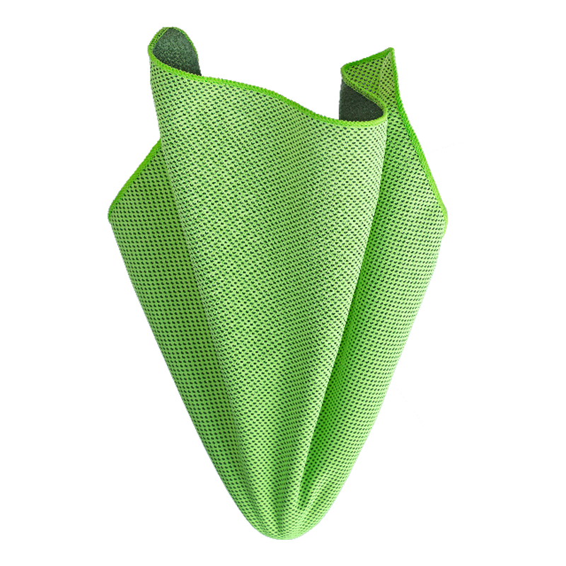 HOYO日本冷感运动毛巾速干健身跑步擦汗冰感吸汗军训运动毛巾 荧光绿