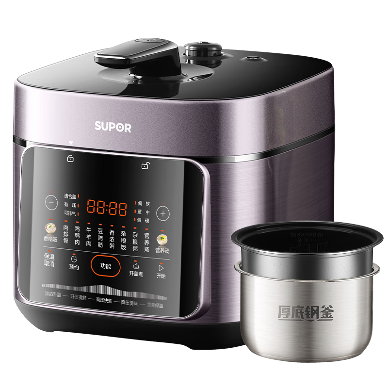 �ղ�����SUPOR���ʺ�����ѹ����5L������304�����0��0Ϳ�㾫���ڵ���ѹ���緹��4-6�˼��ø�ѹ�緹�� ������ 0Ϳ���ʺ��� 5L �ڸп�ѡ 399Ԫ