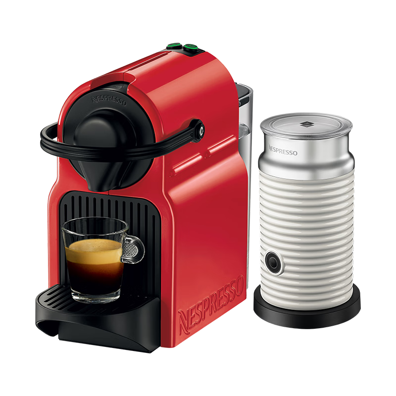 Nespresso��˹�������ҿ��Ȼ�С�ͼ���ȫ�Զ����ð칫��С�ɱ�Я��ѹ��ȡ���۵�������ʽ���� C40 ��ɫ��Aeroccino 3 ��ɫ������װ