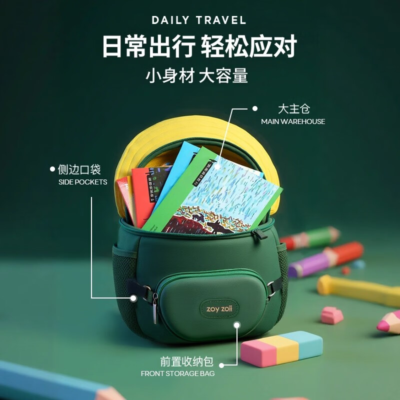 茁伊zoyzoii儿童书包幼儿园背包3-6岁女孩生日礼物户外出行轻便双肩包 【闪烁星空升级款】礼盒包装
