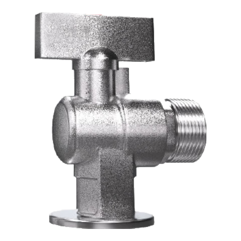 雨虹飞鱼球阀全铜大流量角阀阀门燃气冷热水三角阀开关（热水器推荐）