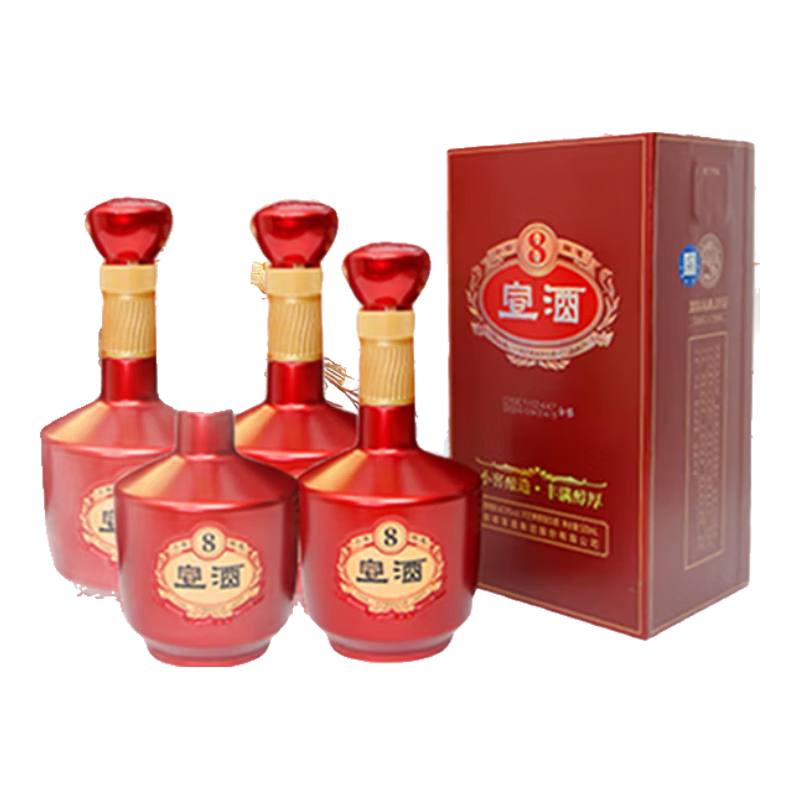 宣酒8  40.9度500ml濃芝兼香型白酒小窖釀造純糧食酒口糧酒中秋送禮 40.9度 500mL 4瓶 【宣酒8】整箱裝
