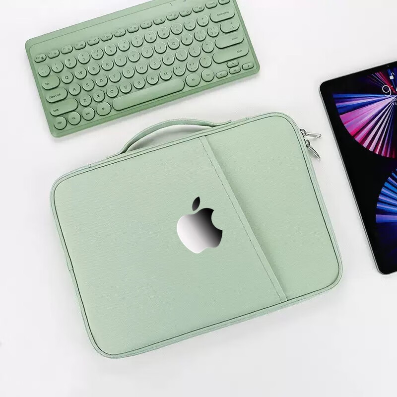 之宋适用苹果Apple MacBook Pro/Air 13.3/13.6英寸11.6/12笔记本电脑 清新绿黑白苹果标 13.3英寸