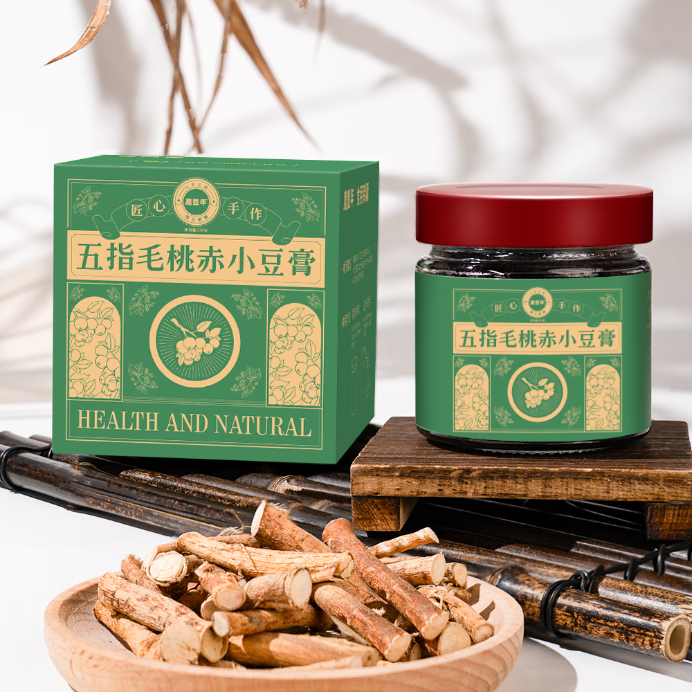 庆丰年玉灵膏茯苓膏伏湿膏西洋参桂圆气血养生膏滋补营养品膏方230g 五指毛桃 小豆膏 230g*1盒