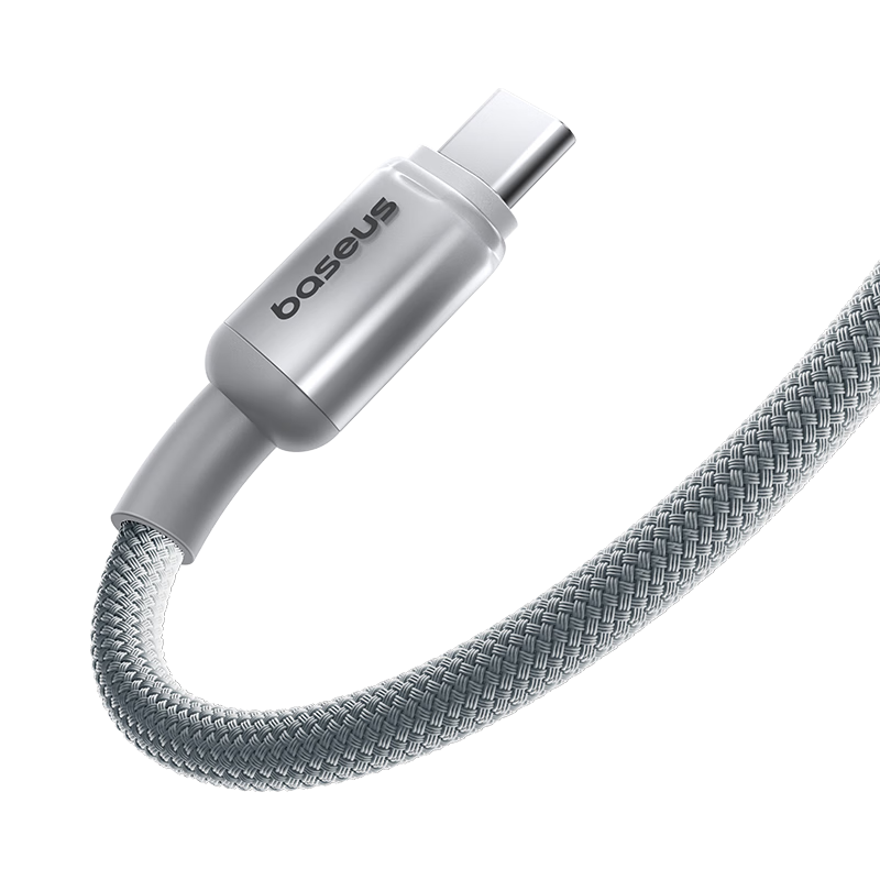 倍思Type-C數(shù)據(jù)線6A充電線100W/66W超級(jí)快充USB-C華為Mate70/60榮耀小米手機(jī)平板車載2米白沙銀