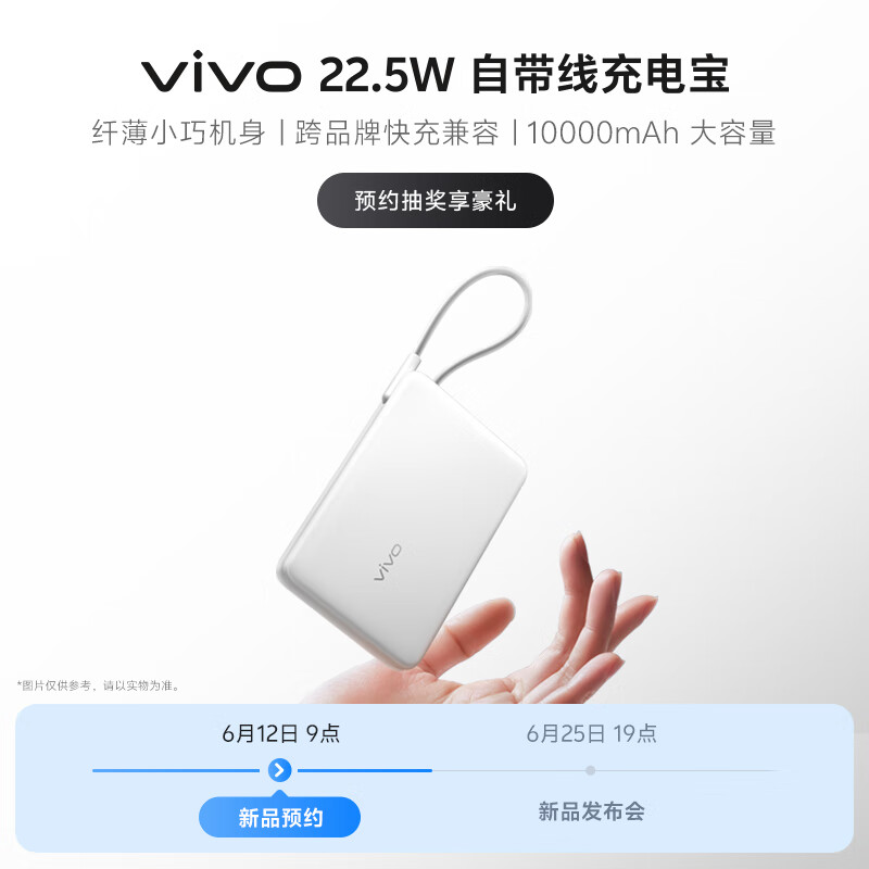 vivo 22.5W �Դ��߳�籦 10000mAh �Ʒ�� 6��25����Ʒ������ �����ڴ�