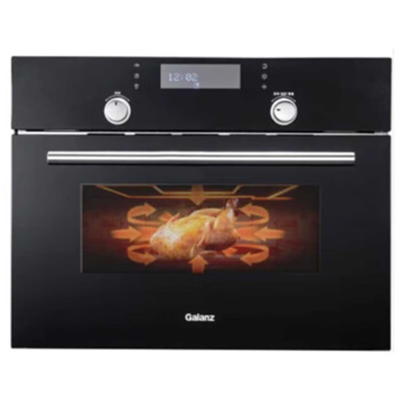 格蘭仕（Galanz）嵌入式蒸汽電蒸爐DZ30Q-D81A電蒸箱二合一體家用蒸箱30L D81A/黑色