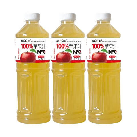 椰小帽苹果汁1.25L*3瓶