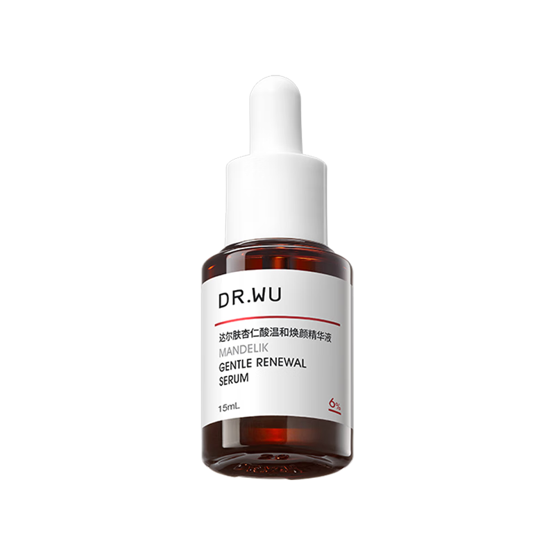 达尔肤(DR.WU)杏仁酸精华6%15ml三重酸果酸细腻肌肤去角质闭口收毛孔提亮护肤