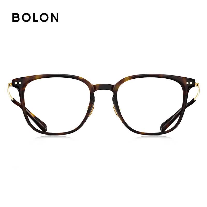 暴龙(BOLON)近视眼镜框 方圆形男女款镜架 暴龙眼镜 BJ5200 精选 B20-玳瑁镜框 配蔡司新清锐1.60铂金膜镜片