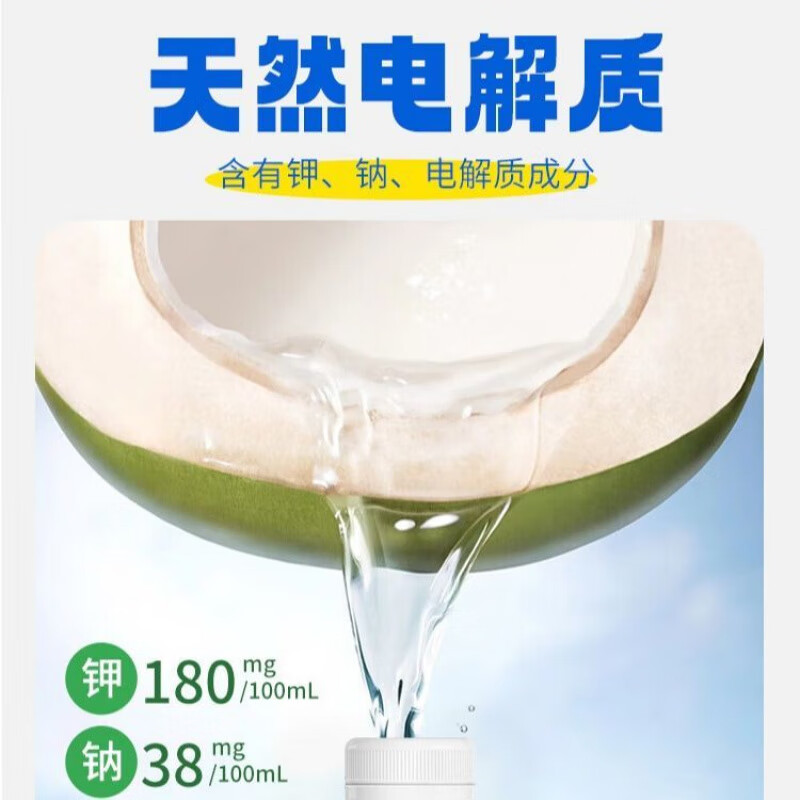 美意颂品汇椰子水肪椰饮品450ml小瓶装餐饮酒店饮料 450ml*15瓶椰子水+1瓶试喝
