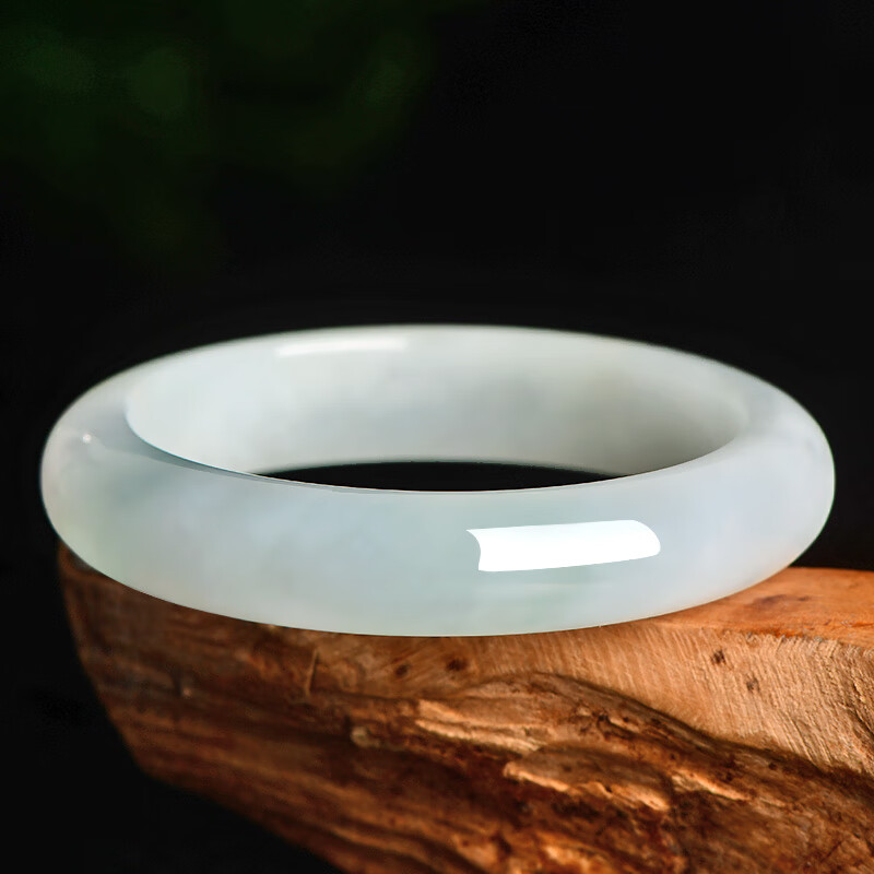 可玉可求孤品多选翡翠玉手镯子 寓意福满安康 亲朋好友礼物 【圈口约53毫米】C6720z