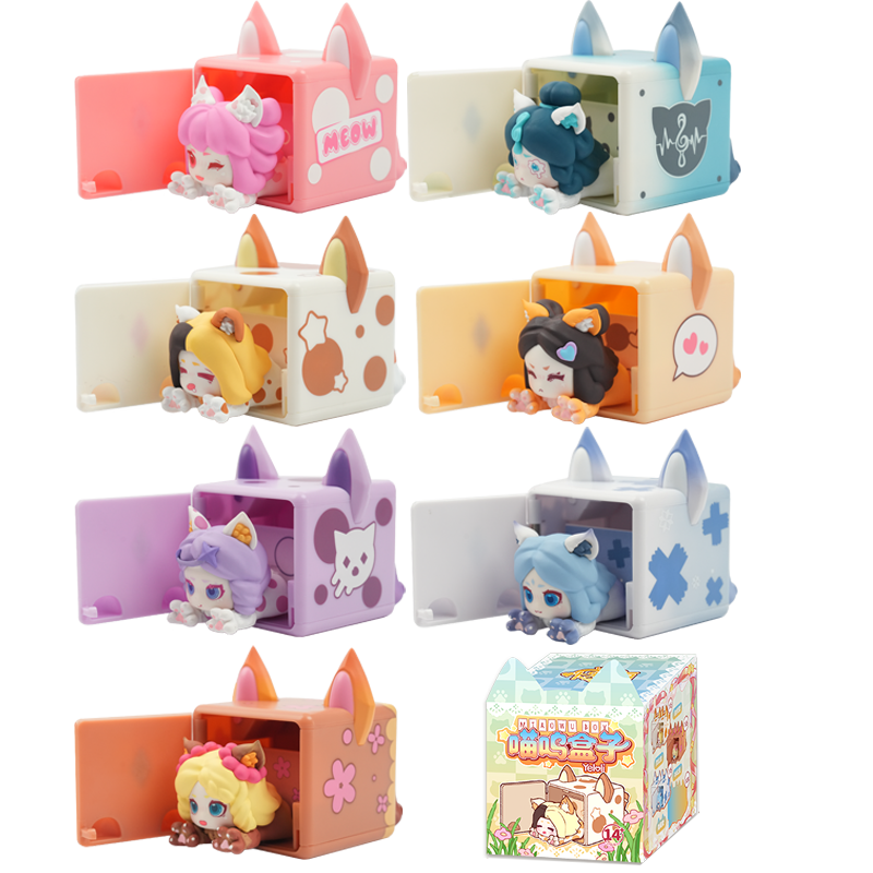 叶罗丽娃娃女孩玩具喵呜盒子盲盒手办潮玩公仔节日生日节日礼物情公主