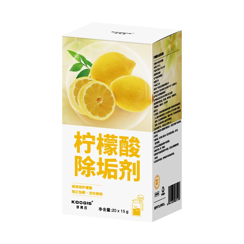 KOOGIS柠檬酸除垢剂 电热水壶去除水垢清洁剂