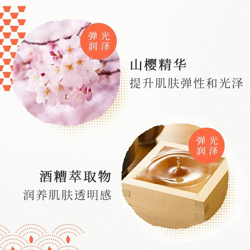 LuLuLun面膜京都限定绿茶酒粕酒糟糀日本进口保湿补水细腻贴片面膜7片 酒糟面膜7片*1袋