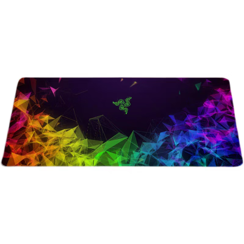 雷蛇(Razer)游戏专用鼠标垫大号网咖定制电竞fps创意加厚防滑办公键盘桌垫机 LS-18 2mm x 700x300mm