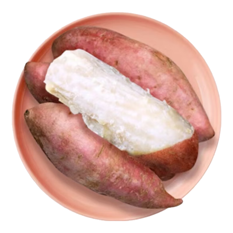 正宗爆皮王白心板栗红薯牛奶红薯农家老品种新鲜早餐地瓜生鲜蔬菜 9斤含箱 中大果（3两-8两）