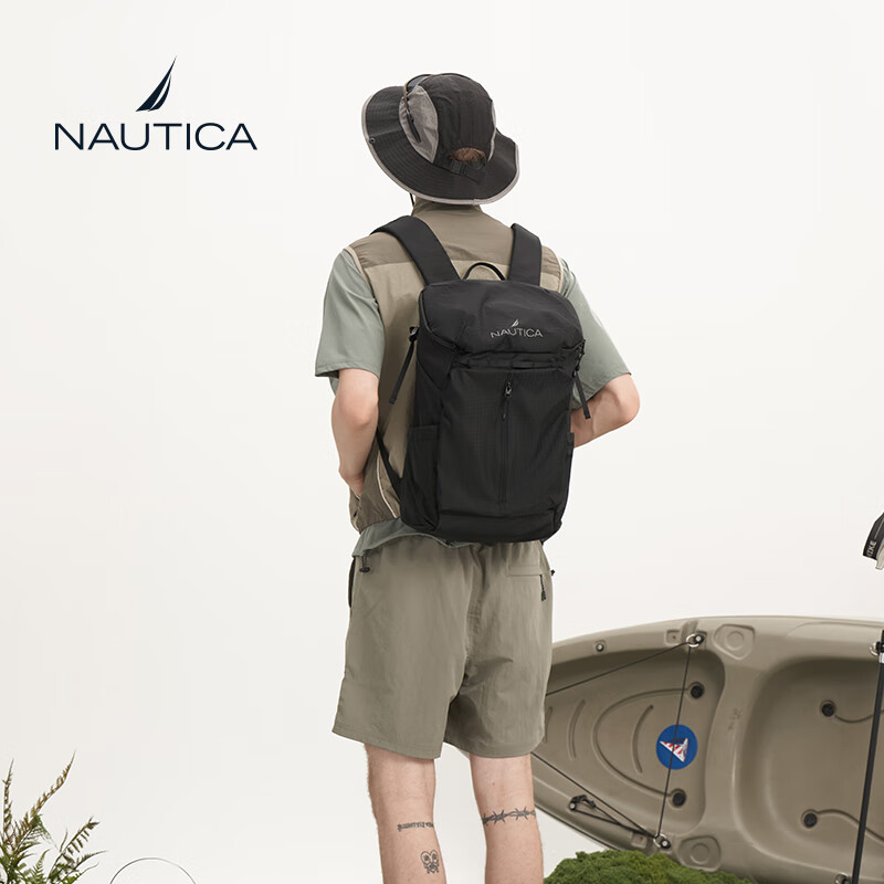 NAUTICA诺帝卡背包男大容量双肩包户外时尚旅行包商务短途出差行李包书包